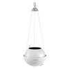 LECHUZA Hanging Planter BOLA Color 23 ALL-IN-ONE White