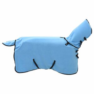 vidaXL Horse Blanket Full Aqua 75 cm Polyester Fleece