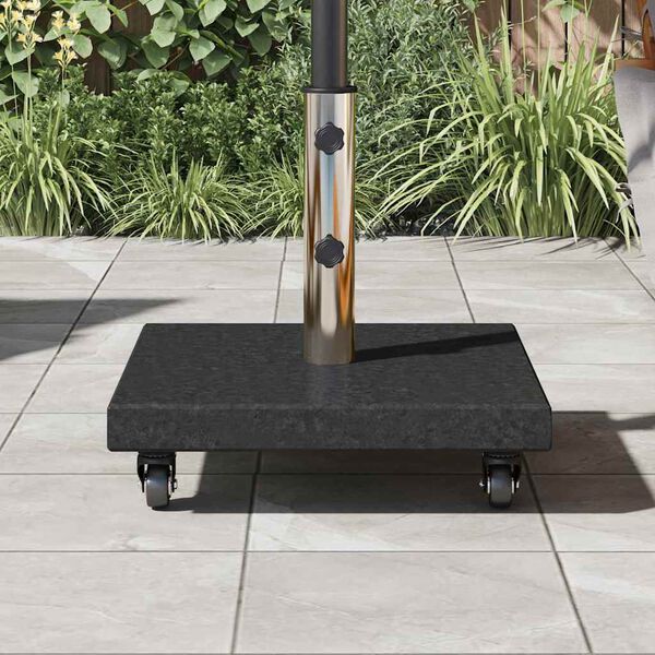 vidaXL Parasol Base Black 45 x 45 x 45 cm Granite