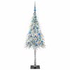 vidaXL Christmas Tree with 150 LEDs White 150 cm PE and Steel
