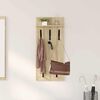 vidaXL Wall-Mounted Coat Rack with Shelf Sonoma oak 90 x 40 x 10 cm