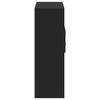 vidaXL Highboard Black 80x42.5x124 cm Engineered Wood