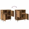 vidaXL Sideboard 3 pcs Old Wood 60 x 35 x 70 cm
