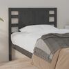 vidaXL Headboard Grey 96x4x100 cm Solid Wood Pine