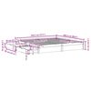 vidaXL Bed Frame without Mattress White 180x200 cm Super King Solid Wood Pine