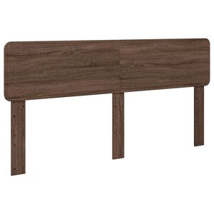 vidaXL Headboard Brown Oak Engineered wood