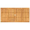 vidaXL Garden Dining Set 9 pcs Brown Solid Acacia Wood