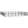vidaXL Outdoor Dog Kennel Steel 46.1 m&sup2;