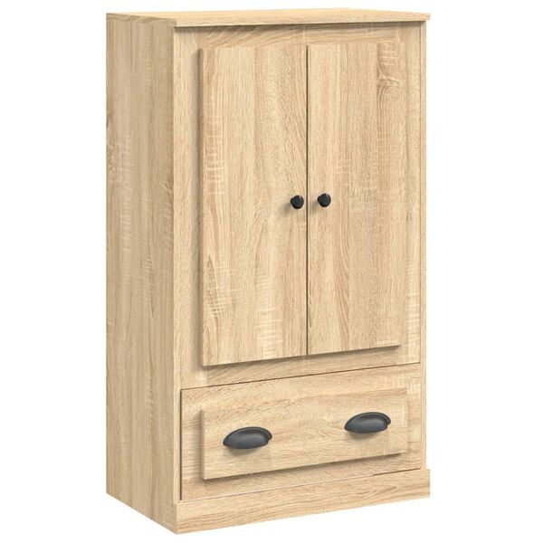 vidaXL Highboard Sonoma Oak 60x35.5x103.5 cm Engineered Wood