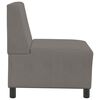 vidaXL Modular Sofa Unit Armless Light Grey 55 x 74 x 82 cm