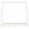 vidaXL Kids Bed Frame White 80x160 cm Solid Wood Pine