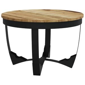 vidaXL Coffee Table Solid Rough Mango Wood 60x40 cm