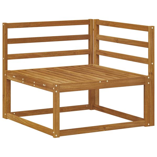 vidaXL Outdoor Sofa Set 7 pcs Natural Solid Acacia Wood