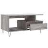 vidaXL Coffee Table Grey Sonoma 90x49x45 cm Engineered Wood