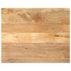 vidaXL Table Top 100x80x3.8 cm Rectangular Solid Wood Mango