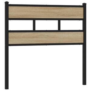 vidaXL Replace Headboard Sonoma Oak 80 cm Iron and Engineered Wood