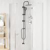 vidaXL Shower System Manual Black 45 x 20 x 96 cm Brass,Sus201 and ABS
