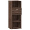 vidaXL Highboard Brown Oak 45x42.5x124 cm Engineered Wood