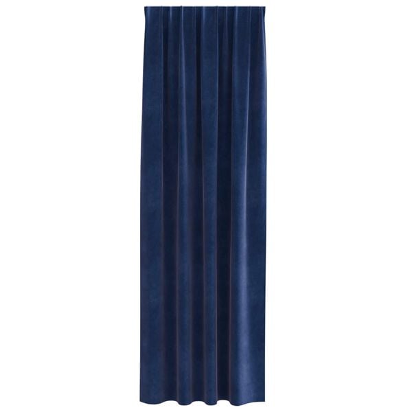 vidaXL Blackout Curtains 2 pcs Dark Blue 140 x 225 cm Velvet
