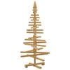 vidaXL Wooden Christmas Tree with Stand Brown 120 cm Solid pine wood