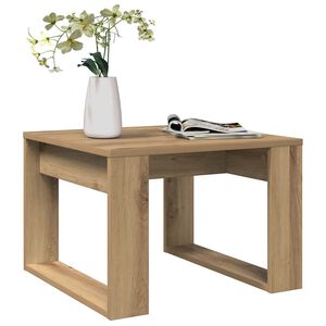 vidaXL Side Table Artisan Oak 50x50x35 cm Engineered Wood