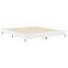 vidaXL Bed Frame No Mattress White 200x200 cm Engineered Wood