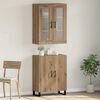 vidaXL Highboard 2 pcs Artisan oak Engineered wood