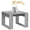 vidaXL Side Table Grey Sonoma 50x50x35 cm Engineered Wood