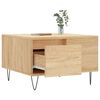vidaXL Coffee Table Sonoma Oak 55x55x36.5 cm Engineered Wood