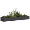 vidaXL Planter Black 360x80x40 cm Steel