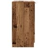 vidaXL Shoe Cabinet Old Wood 59x35x70 cm Engineered Wood
