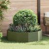 vidaXL Planter Olive Green 120 x 120 x 35 cm Steel