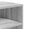 vidaXL Book Cabinet Grey Sonoma 60x30x71.5 cm Engineered Wood