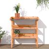 vidaXL Plant Table with Shelves Brown 78x38x82.5 cm Solid Wood Fir