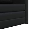 vidaXL Folding Sofa Bed Black 124 x 71 x 78 cm PVC