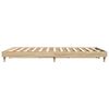 vidaXL Bed Frame without Mattress Sonoma Oak 140x200 cm Engineered Wood