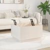 vidaXL Coffee Table White 60x50x35 cm Solid Wood Pine