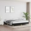 vidaXL Bed Frame without Mattress Black 180x200 cm Super King Super King Fabric