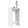 vidaXL Bar Table White 51x50x103,5 cm Engineered Wood