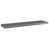 vidaXL Bookshelf Boards 4 pcs High Gloss Grey 40x10x1.5 cm Engineered Wood