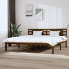 vidaXL Bed Frame without Mattress Honey Brown 200x200 cm Solid Wood Pine