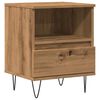 vidaXL Bedside Cabinet Artisan Oak 40x35x50 cm Engineered Wood