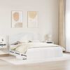 vidaXL Bed Frame with Drawer White 180 x 200 cm Engineer Wood