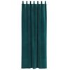 vidaXL Blackout Curtains 2 pcs Dark Green 140 x 260 cm Velvet