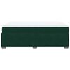 vidaXL Box Spring Bed with Mattress Dark Green 140x200 cm Velvet
