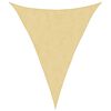 vidaXL Sun Shade Sail Sand 4x5x5 m 100% Polyester Oxford