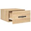 vidaXL Wall-mounted Bedside Cabinets 2 pcs Sonoma Oak 35x35x20 cm