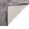 vidaXL Rug Washable 120x180 cm Grey Anti Slip