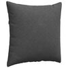 vidaXL Sofa Pillows 2 pcs Dark Grey 80 x 80 cm Corduroy Fabric