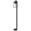 vidaXL Outdoor Floor Lamp Black 100 cm Stainless Steel
